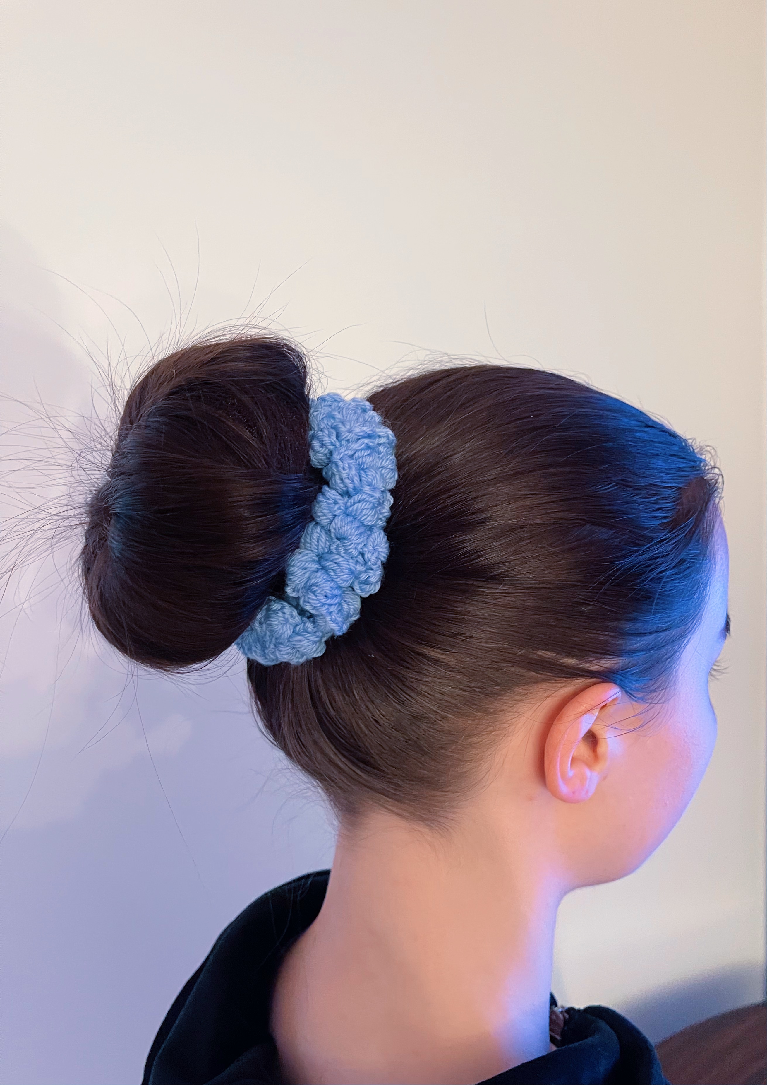 Boble - heklet scrunchie